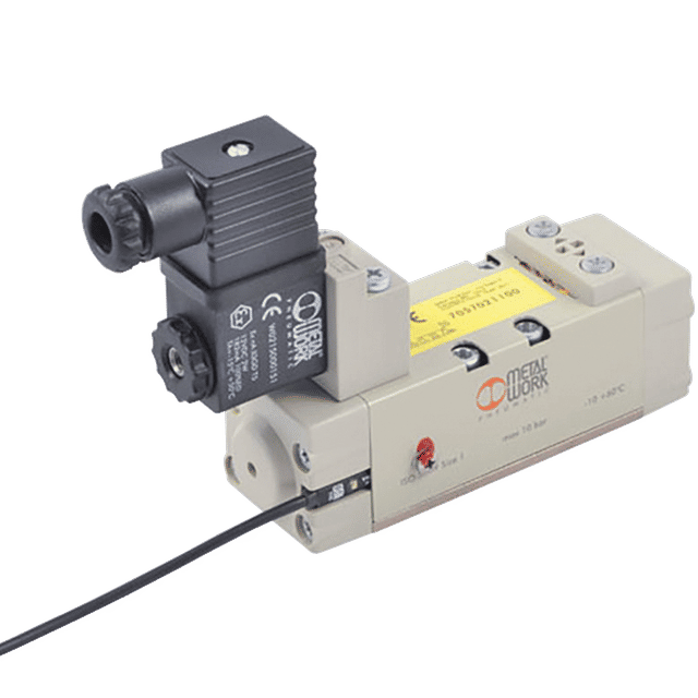 Metal Work ISO 1 Solenoid/Spring 2.5M 3 Wires