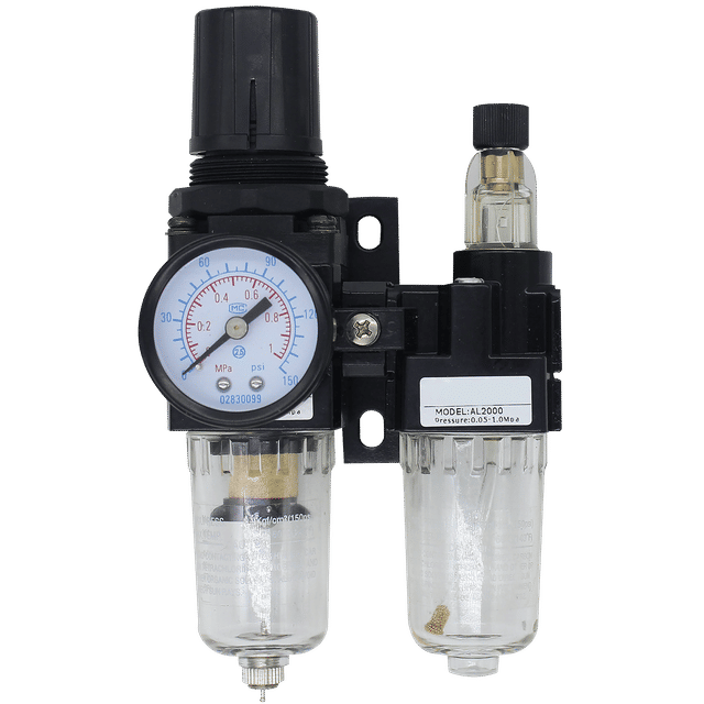 FT Pro 1/4" BSPP Female Filter + Regulator + Lubricator