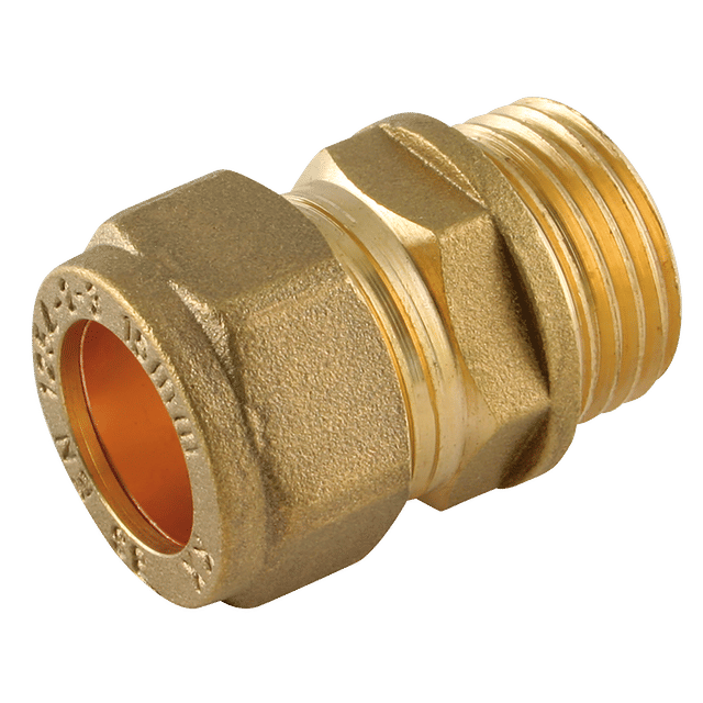 3/8" BSPT Male x 10mm OD Coupling
