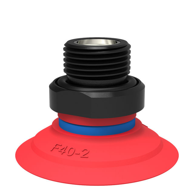 Piab Suction cup F40-2 Silicone G3/8" male, mesh filter