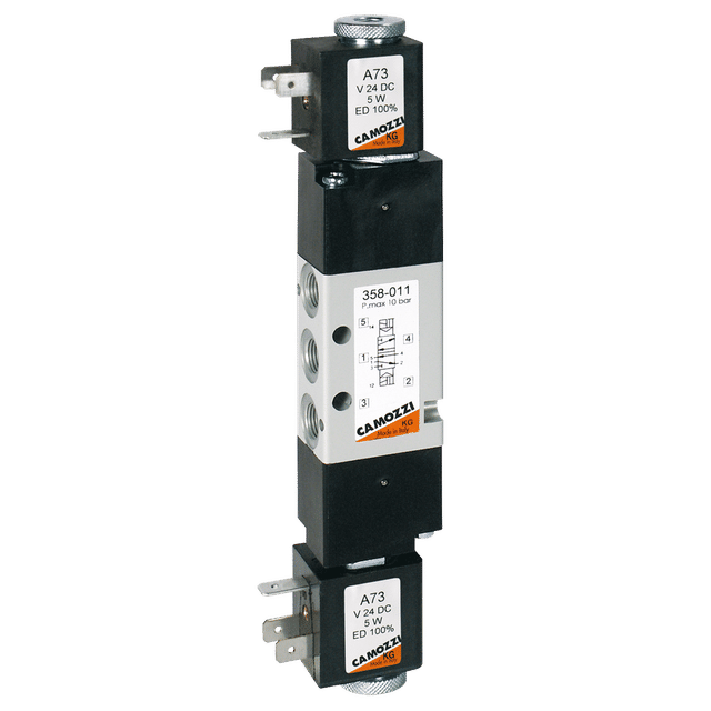 Camozzi 1/8 Double Valve 220V 50/60HZ 4VA