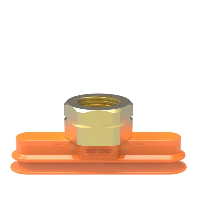Piab Suction cup OBF15x65P Polyurethane 60 NPT3/8" female