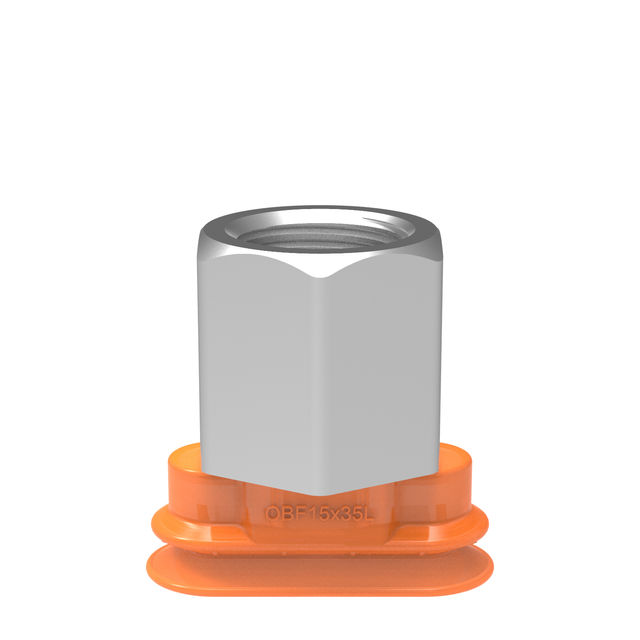 Piab Suction cup OBF15x35P L Polyurethane 60 G3/8" fem 17mm