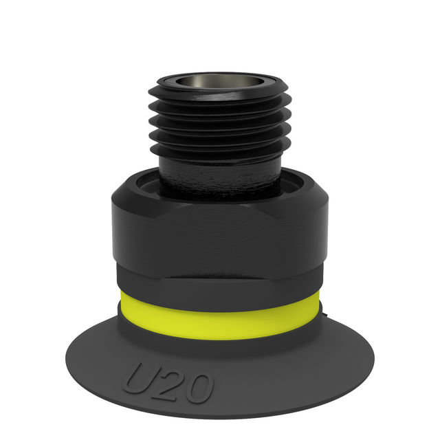 Piab Suction cup U20 Chloroprene, G1/8" male, with mesh filter