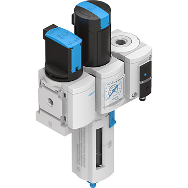 Festo 1/2" Filter Regulator Output Pressure 10 Bar