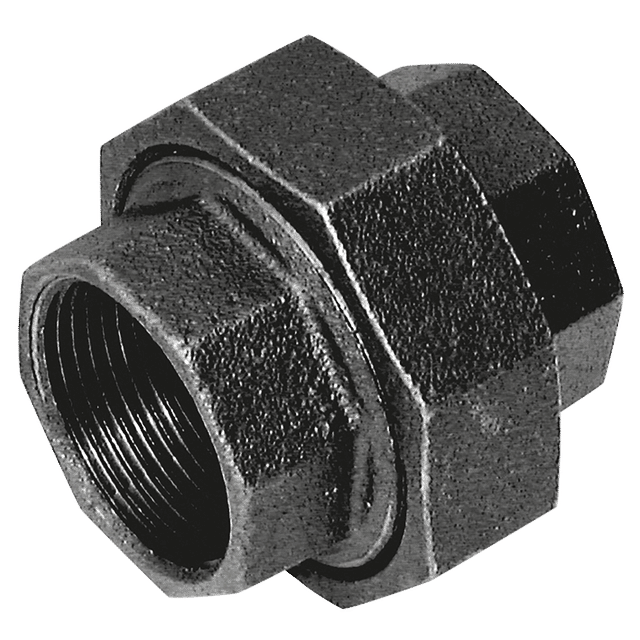 Crane 3/4" BSPT Female Equal Union FIG256 Black