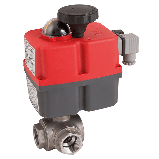 J+J 1.1/2" BSP SS 3WL BV F/W J4CS55 MV Actuator