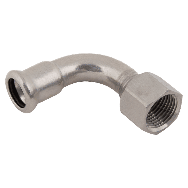 M-Press 22X3/4" 90° Bend Female SS316 Gas