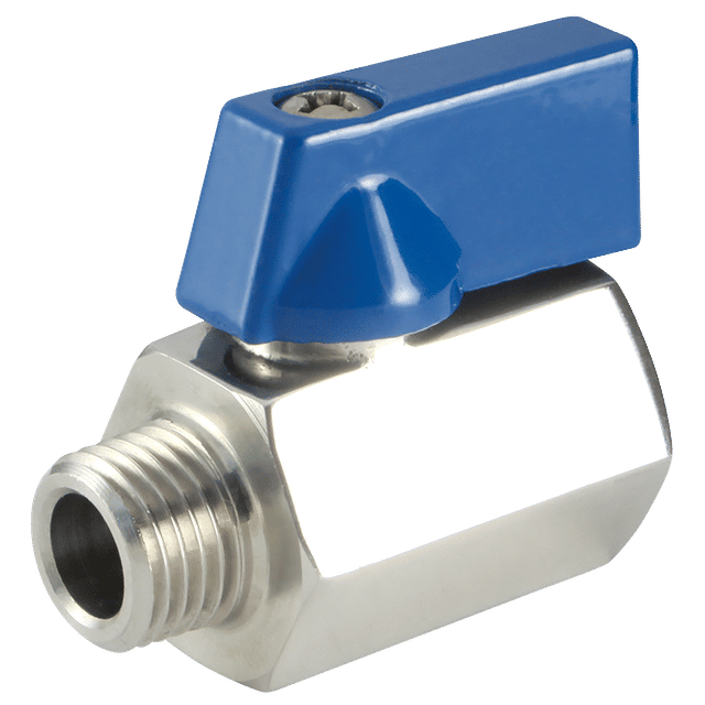 FT Pro 3/8" BSPM/F316 SS Ball Valve Hex Mini Ball Valve