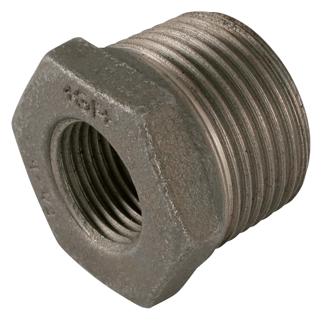 GF 1/4" X 1/8" BSPT/P Male/Female Bush Black GF241
