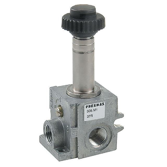 Pneumax 1/8" BSPP Female Modular Solenoid/Spring Valve