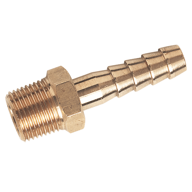 FT Pro 1/2" BSPT Male Straight Hose Tails, Brass