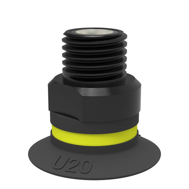 Piab Suction cup U20 Chloroprene 1/8" NPT male, mesh filter