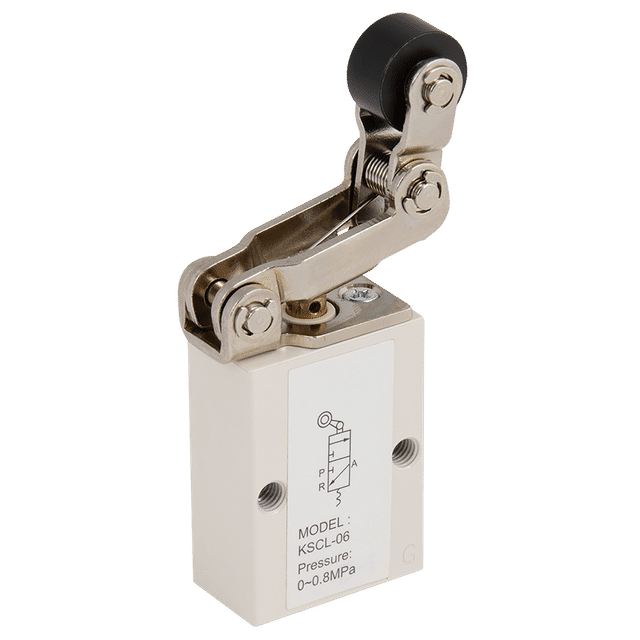 FT Pro 1/8" 3/2 Roller Lever One Way Valve