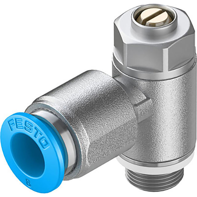 Festo GRLZ-1/8-QS-8-D One-Way F/Cont Valve