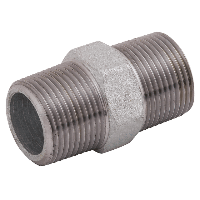 FT Pro 1" NPT Male Hex Nipple 3K ANSI B16.11