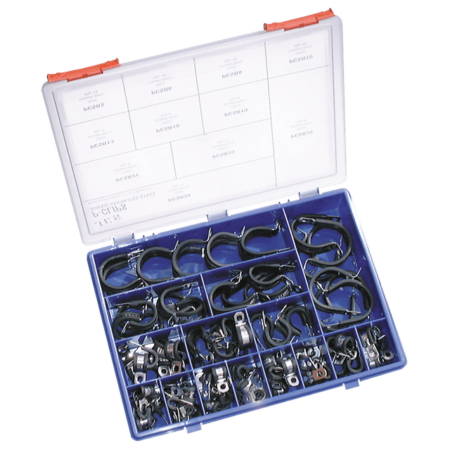 JCS 104 Assorted 18/8 Marine SS P-Clips