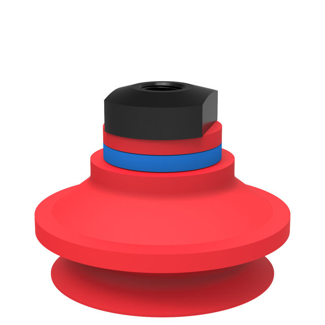 Piab Suction cup B50-2 Silicone, filter 1/8" NPSF female, dual flow control valve