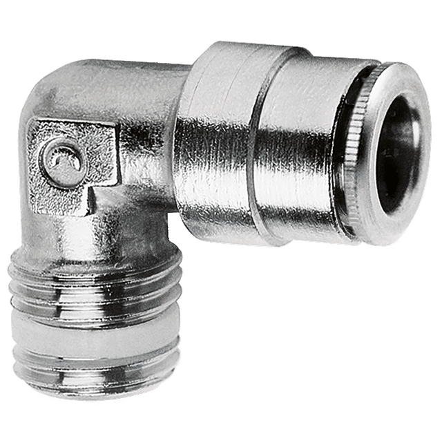 Camozzi 08MM OD X 1/4 BSP Male Stud Elbow