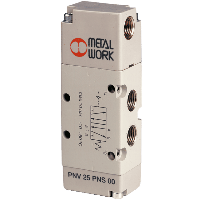 Metal Work Pilot/Spring Valve 5/2 G1/8