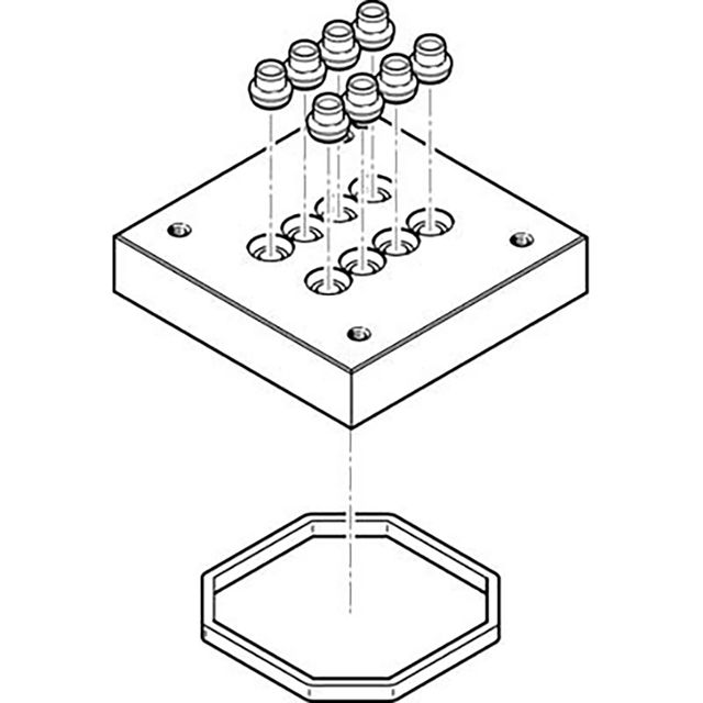 Festo CPV10-VI-P2-M7-D Multi-Pin Plug