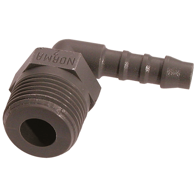 Norma 1/4" BSPT Male Plastic Hose Connector