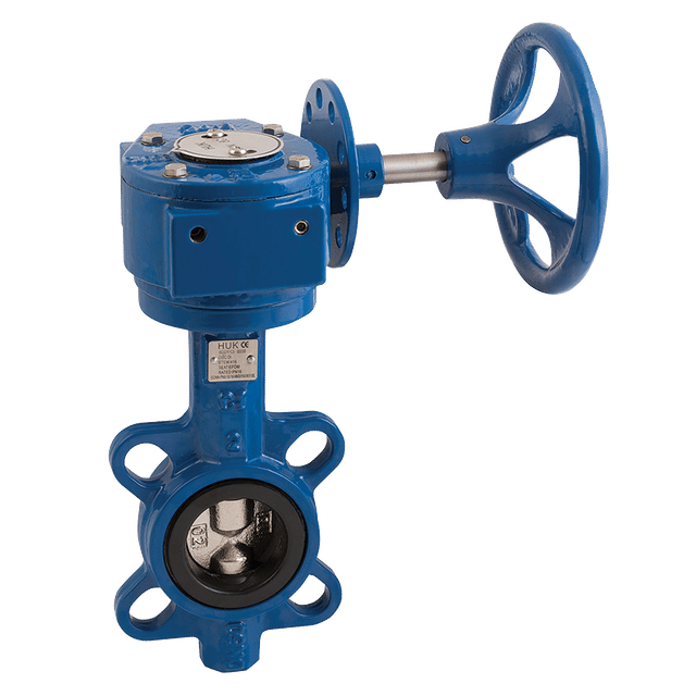 FT Pro 12" Wafer BFLY Valve Di ENP Disc NBR Gear