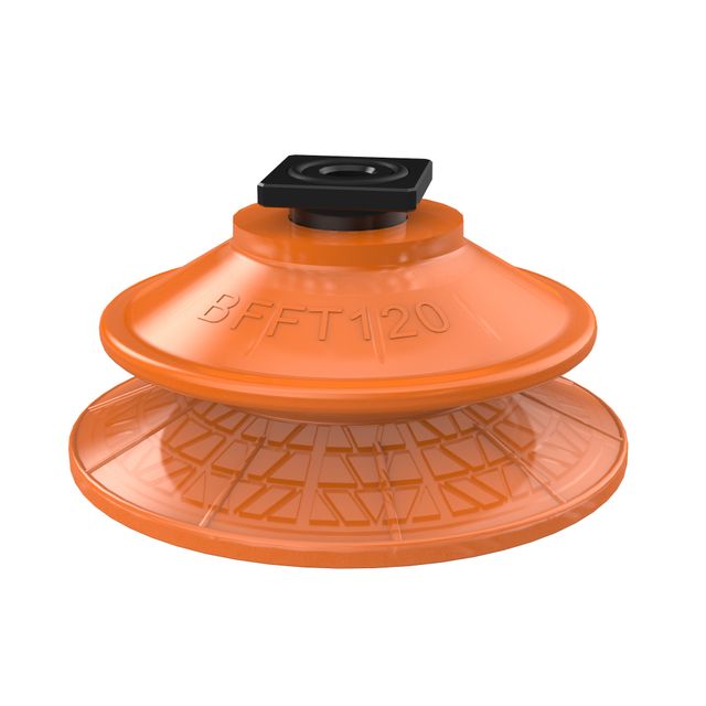 Piab Suction cup BFFT120P Polyurethane 60/60/30 T-slot, mesh filter