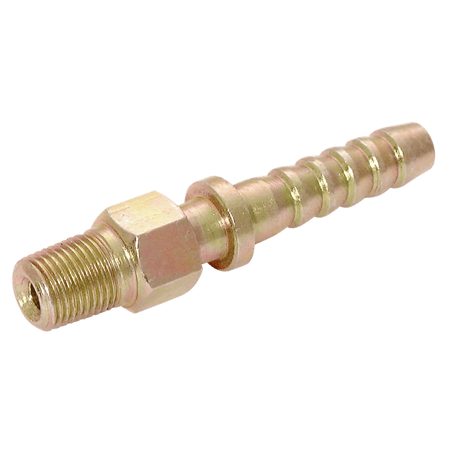 FT Pro 3/8X1/4 Hose Tail c/w Safety Lock Collar