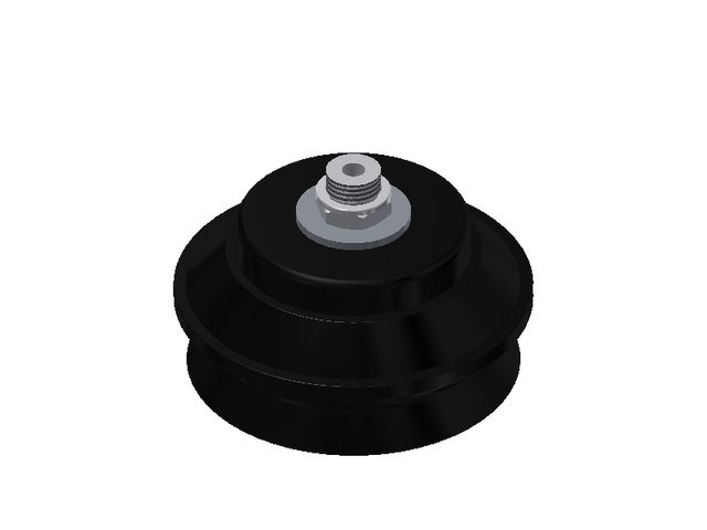 Piab VS 2-75-N4 1.5 Bellows Vacuum Cup/Suction Cup