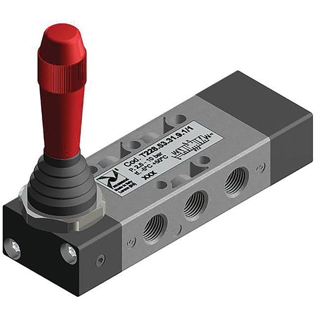 Pneumax 1/8" BSPP Female Lever Valve