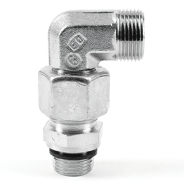 Parker 1/2" BSPP Male X 15MM OD EO Adjustable Elbow