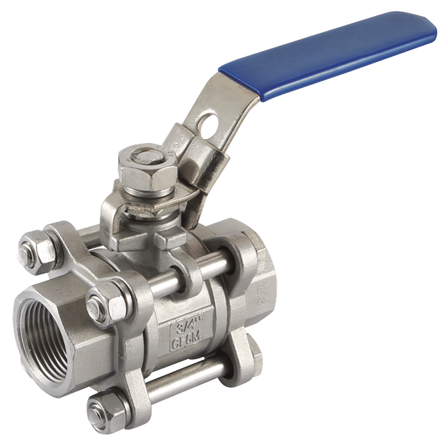 Haitima 3/4" BSPP 316 SS Ball Valve 3 Piece Ball Valve