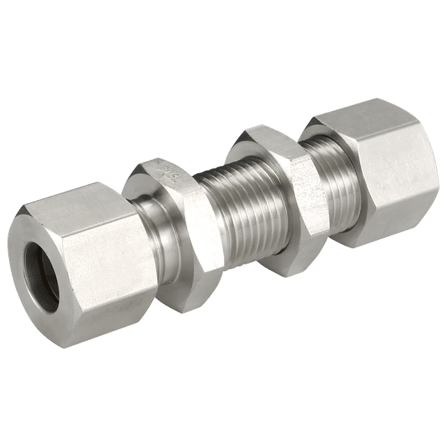 PH Industrie 12MM OD Equal Straight Bulkhead (L)