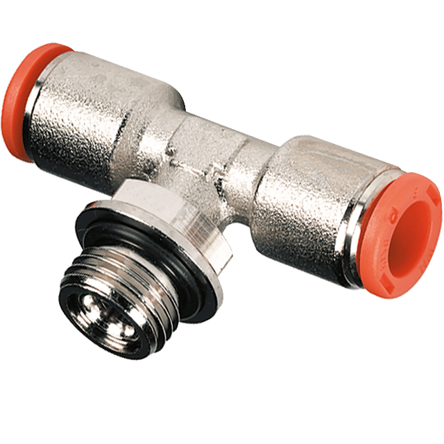 Metal Work Male Stud Swivel Tee 4MM - G1/8" P&T