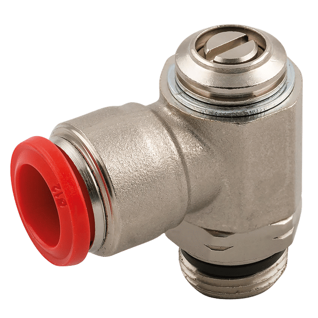 Aignep 1/8" BSPP Male X 4MM OD Flow Regulator