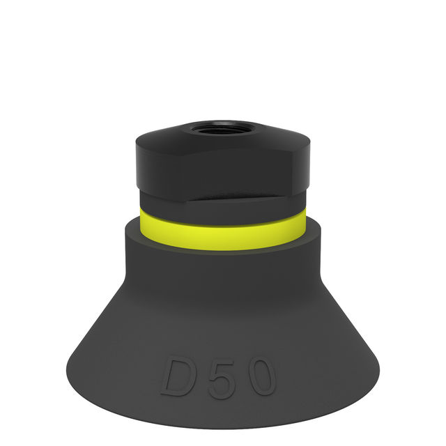 Piab Suction cup D50 Chloroprene, 1/8" NPSF female, with mesh filter