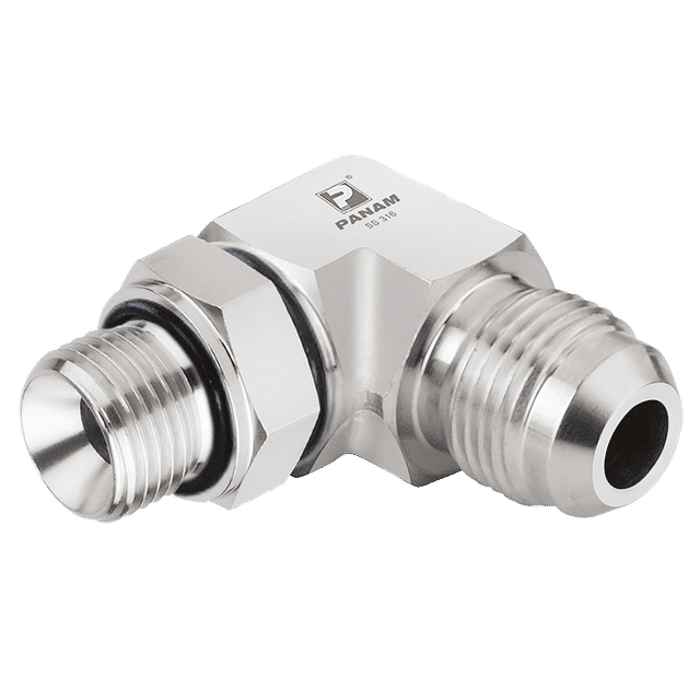 PANAM 1.5/8"-12 UNF X 1" BSP Elbow
