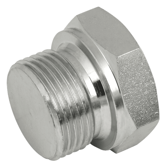 Brennan 1/2" NPTF Male Solid Plug Steel
