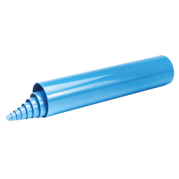 Aircom Coated Aluminium Pipe 4M Bar 32MM