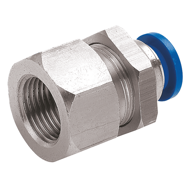 FT Pro 8MM OD X 1/4" BSPP Female Bulkhead