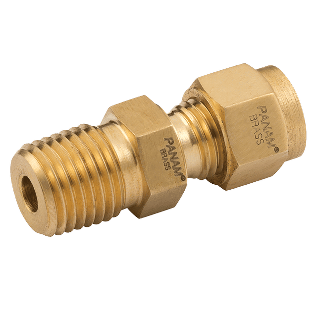 PANAM 1/2 OD X 1/2 BSPT Male Stud Brass