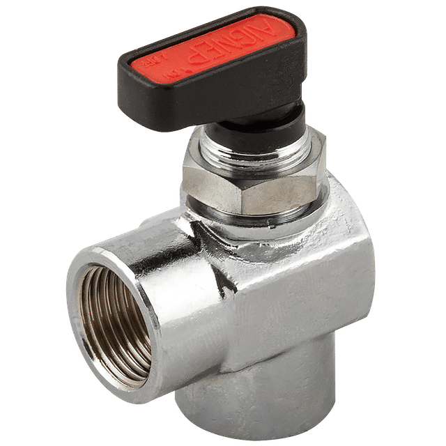 Aignep Angle Mini Ball Valve - 3/8