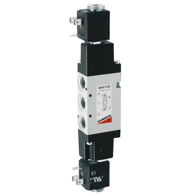 Camozzi 1/4 E/P Valve 5/3 Cc Sol Sol