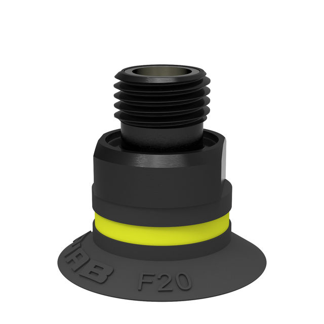 Piab Suction cup F20 Chloroprene G1/8" male, mesh filter