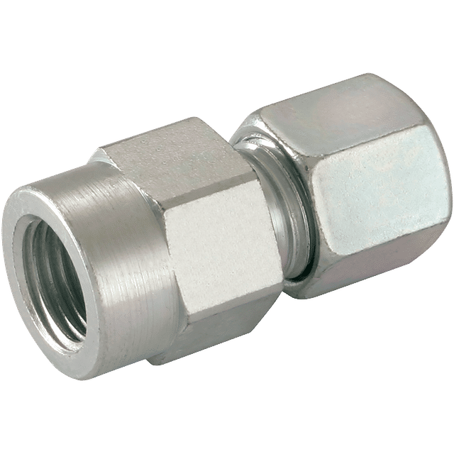 Danfoss Waltech 10MM OD X 1/4" BSPP Female and Seal Steel (L)