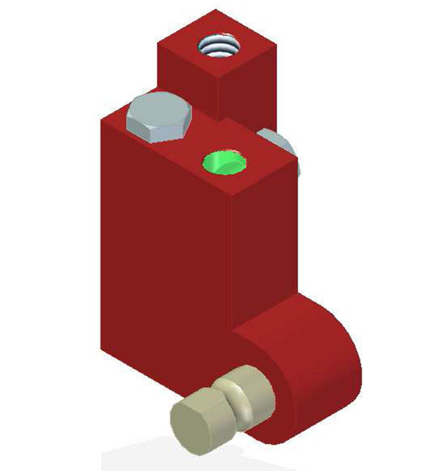 Piab Vacuum Check Valve VT-1H COAX NPT threads Lock pin 16 Right hand connection