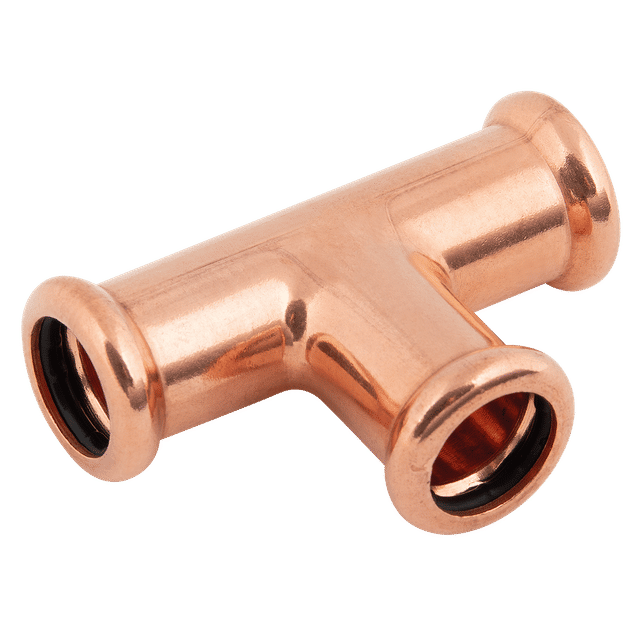 M-Press 22 X 22 X 22 Equal Tee Copper