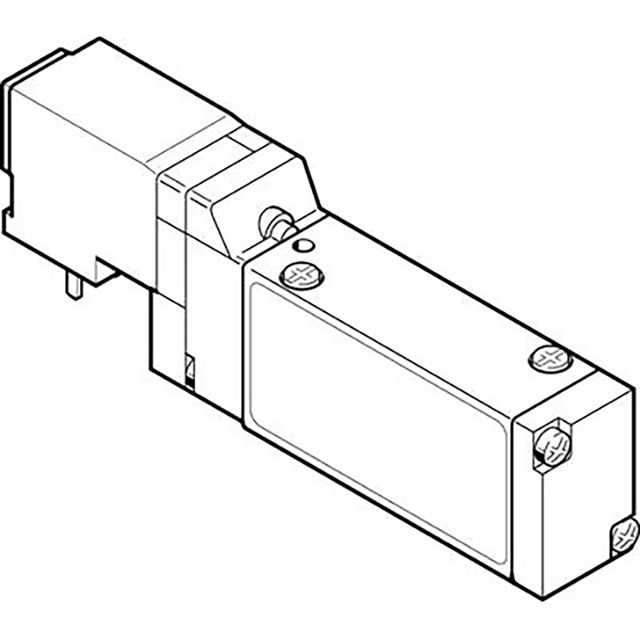 Festo 173407 Meh-5/2-5 0-S-I-B Solenoid Valve