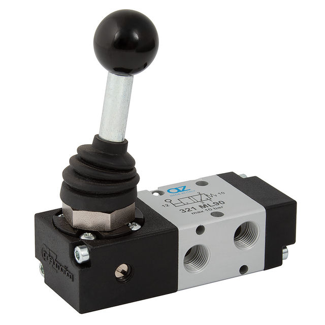 AZ Pneumatica 1/8" BSPP Female Lever Valve